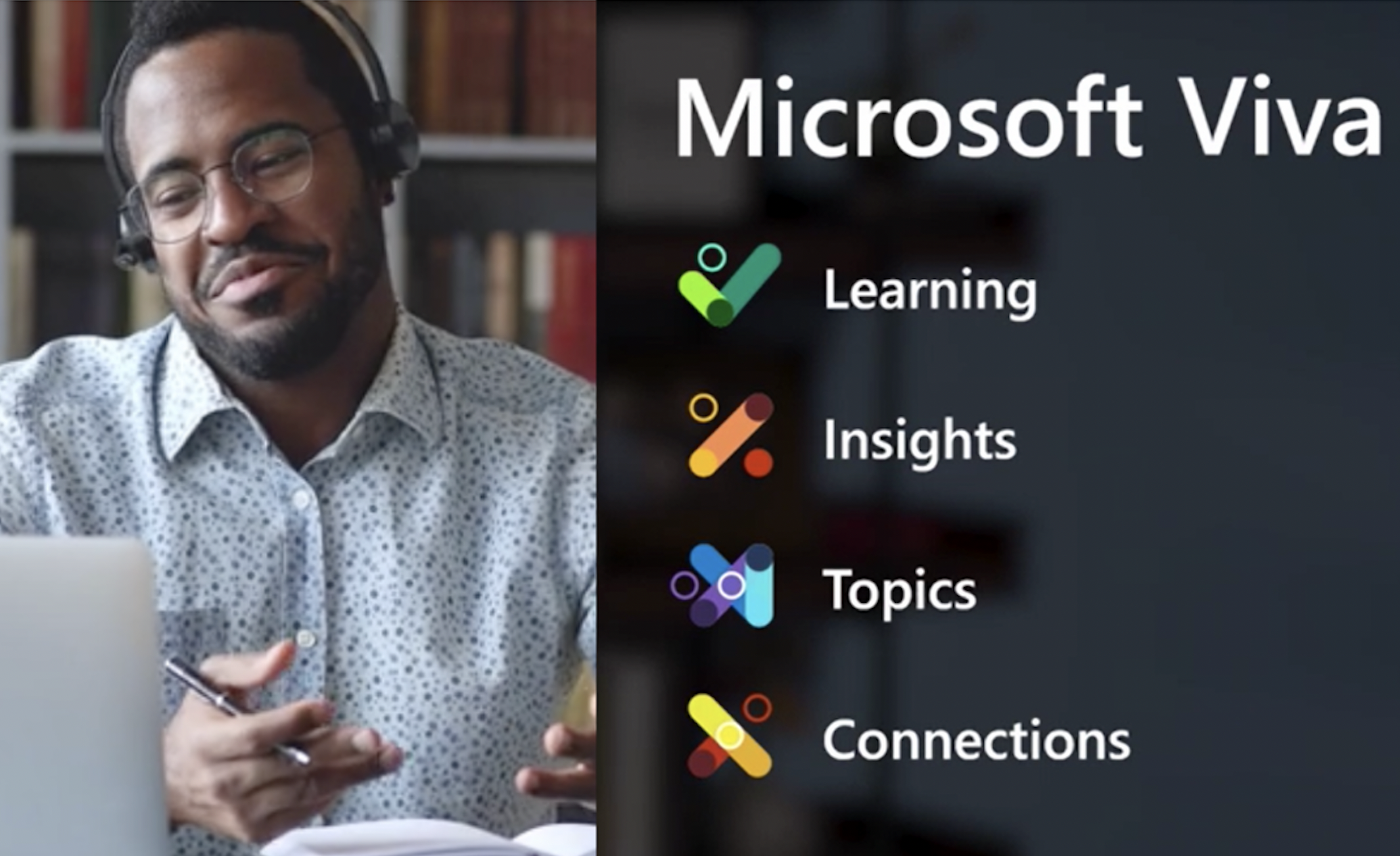 Watch this video about Microsoft Viva.