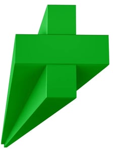 Gree plus sign in 3D