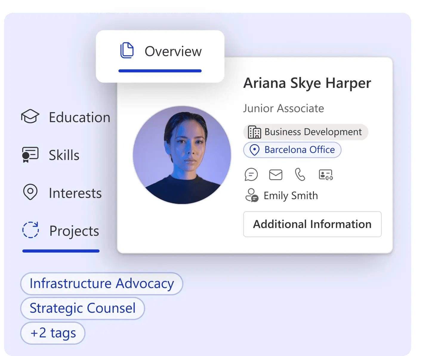 Expertise Directory card