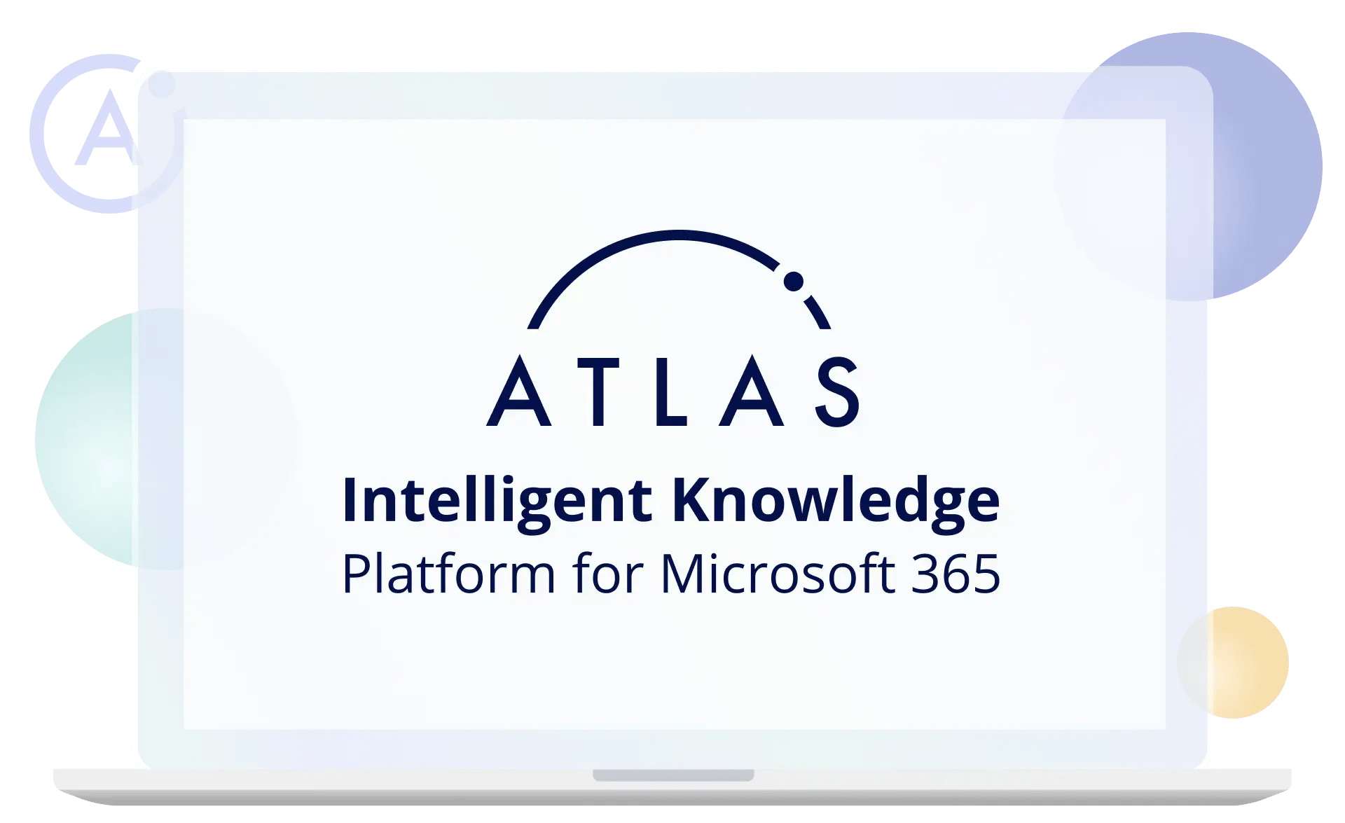 Atlas logo with tagline mock up