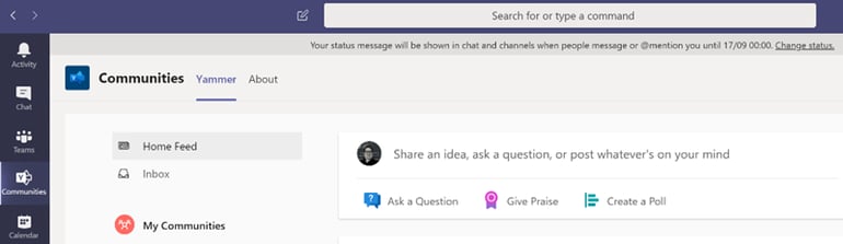 Microsoft Teams screenshot