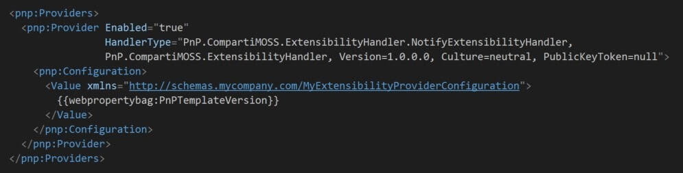Extensibility Handler Code 5