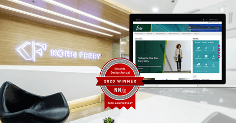 Korn Ferry office with NNG Intranet Design Annual Award
