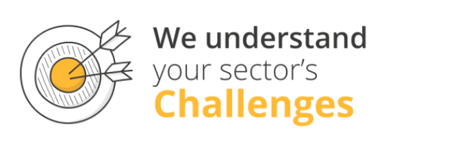 We understand your sectors challenges transparent yellow