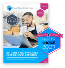 Atlas 2023 Clearbox report with Badge book mockup