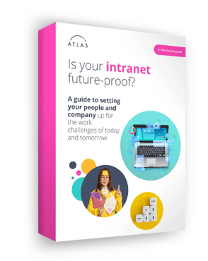 Is your intranet future proof? ebook pink and dotted computer book