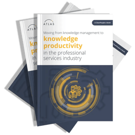 Moving from knowledge management to in the professional services industry eBook Cover 3D