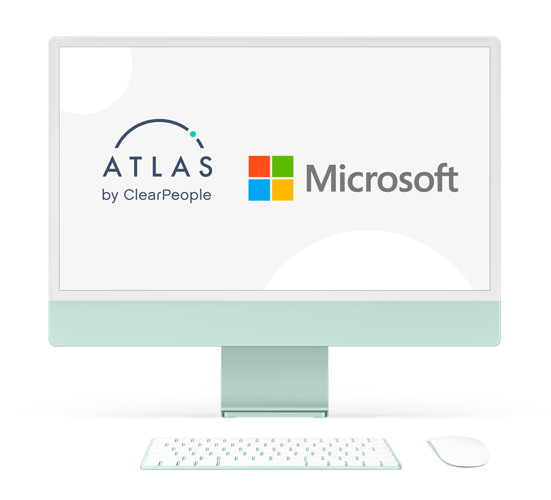 Atlas and Microsoft 365 logos