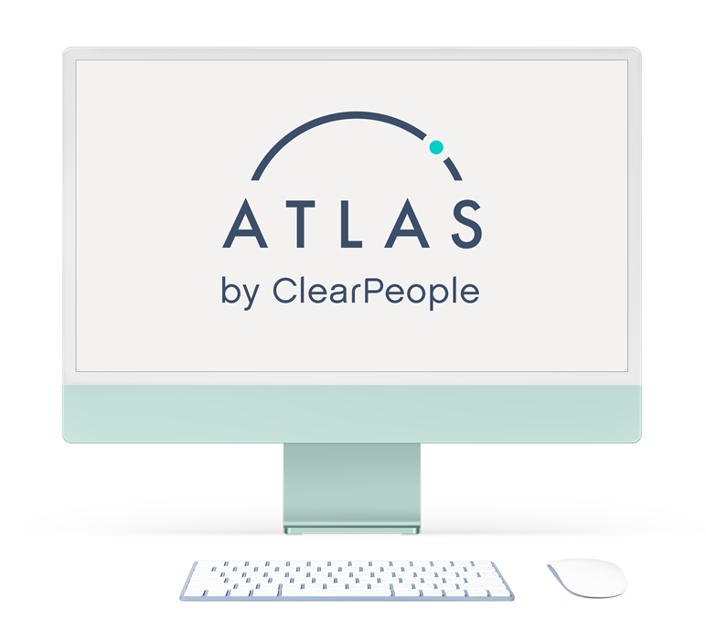 Atlas logo in Monitor-light-cyan