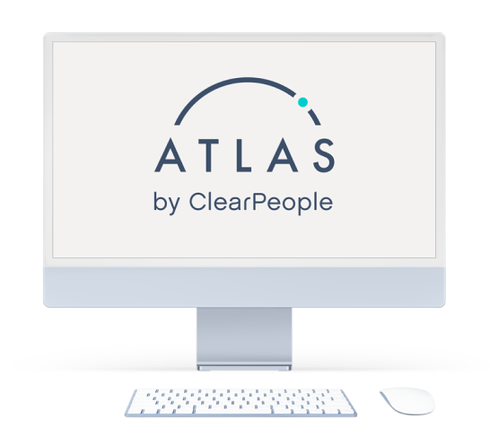 Atlas logo in Monitor-grey