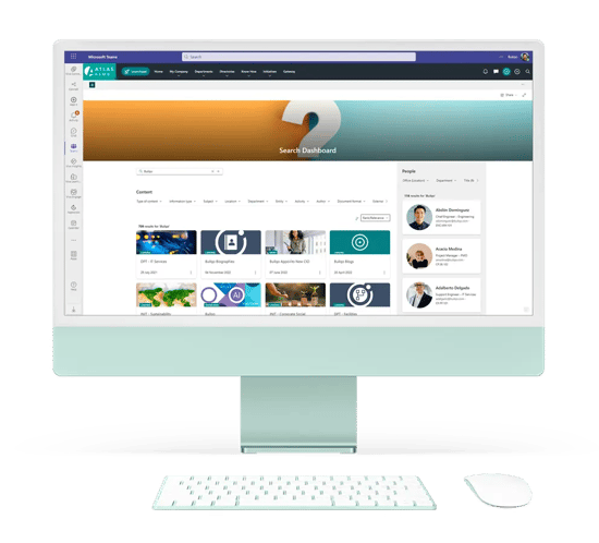 Monitor-teams search dashboard