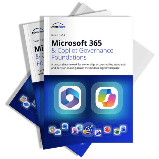 Microsoft 365 & Copilot Governance Foundations guide - cover 3D
