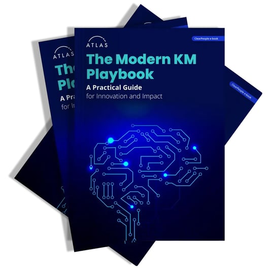 The Modern KM Playbook - cover 3D