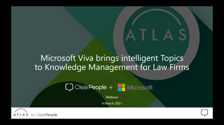 2021-03-04 Webinar Recording - Microsoft Viva brings intelligent Topics to Knowledge Management for-thumb